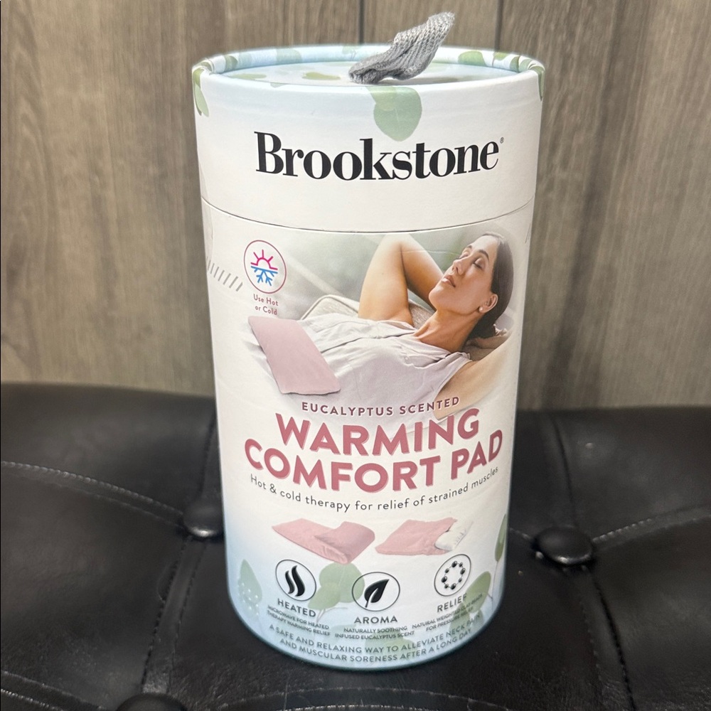 New Brookstone Warming & Cool Comfort Pad Eucalyptus Scented In Sealed Package